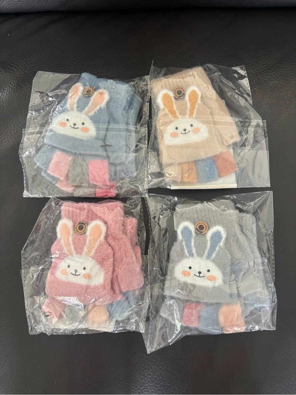 Toddler Girl’s Bunny Convertible Glove Mitten - pick 1